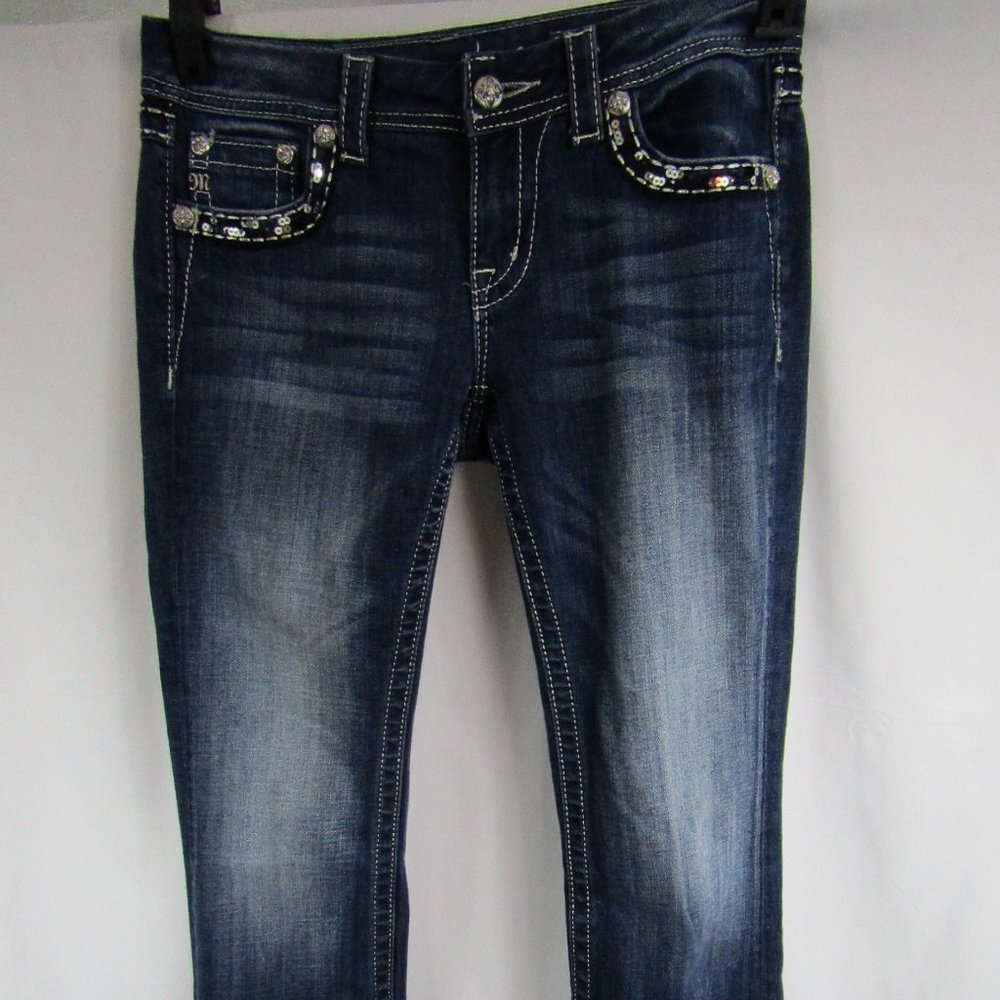 Women's | Miss Me | Easy Boot | 27/33 | Blue Jeans - Picture 5 of 5